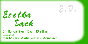 etelka dach business card